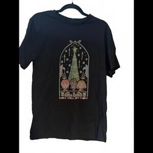 Harry Potter Holiday Graphic T-Shirt - Large Womens